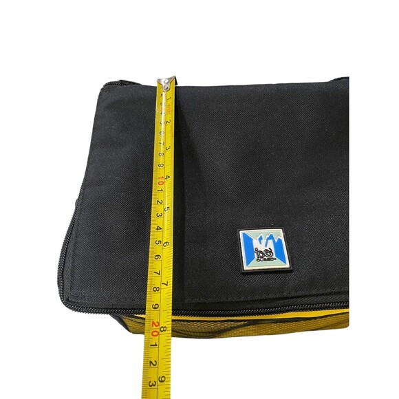 Ice Cubed Insulated Cooler Bag w/Front Mesh Pocket Black Blue Adjustable Strap - Picture 13 of 13